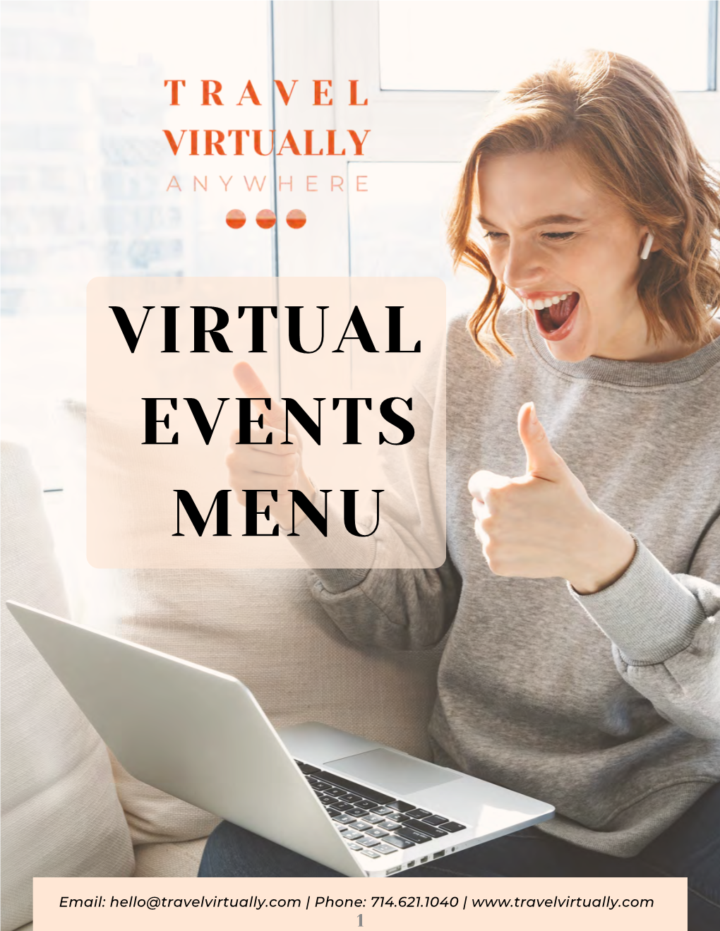 Virtual Events Menu