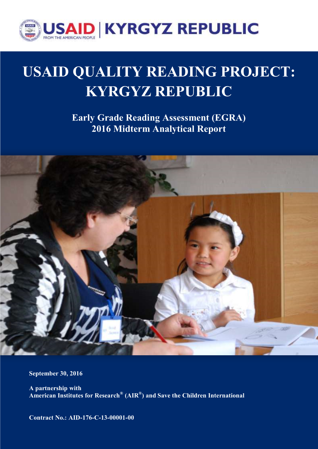 Usaid Quality Reading Project: Kyrgyz Republic