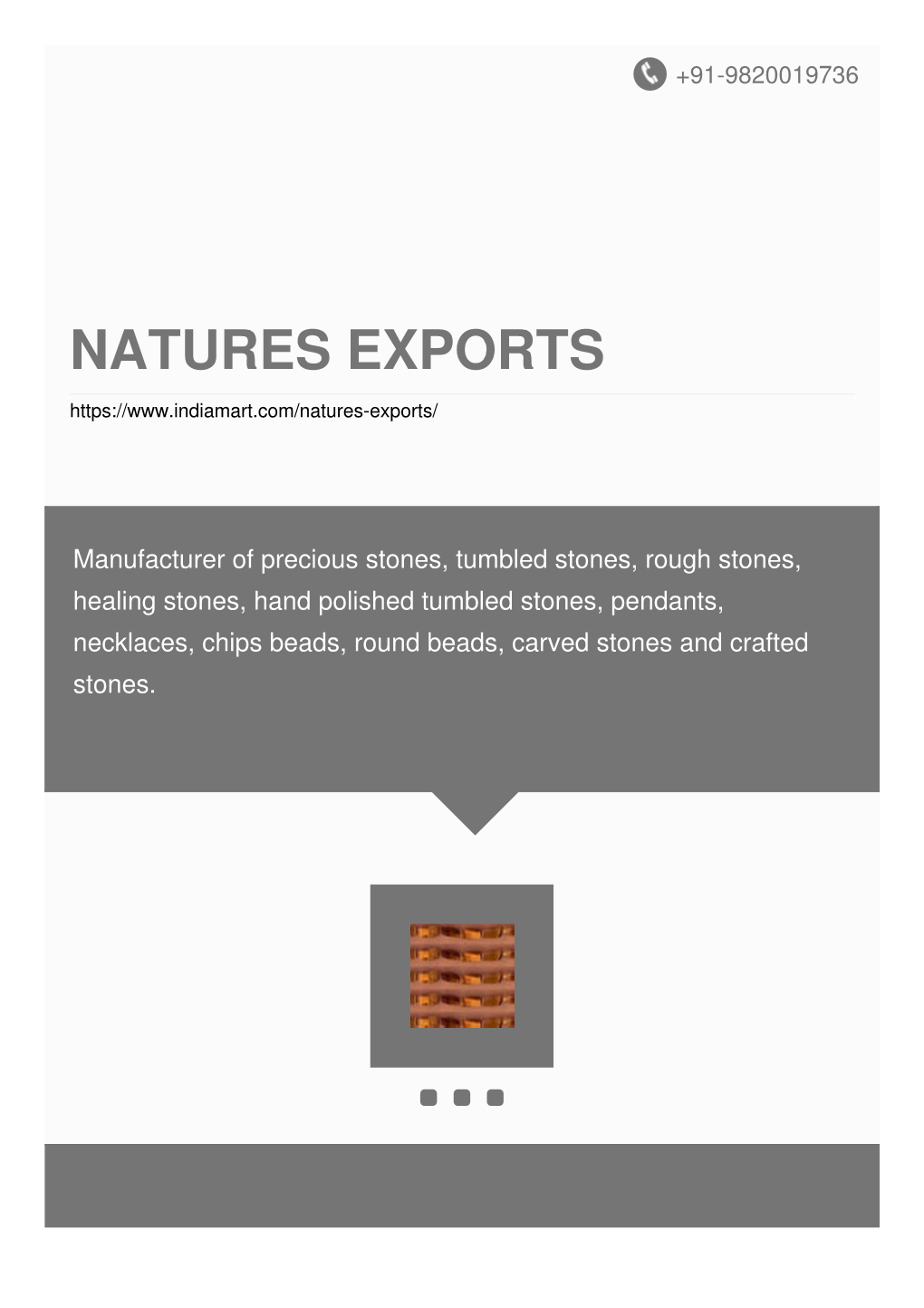 Natures Exports