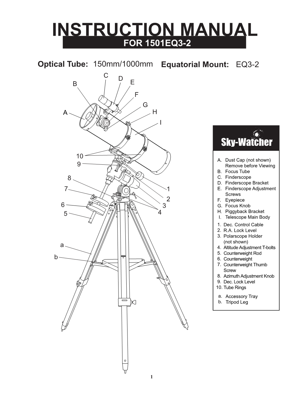 Equatorial Mount: EQ3-2