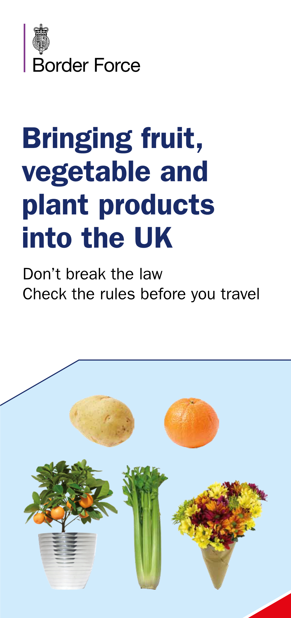 Bring Fruit, Vegetable and Plant Products Into the UK