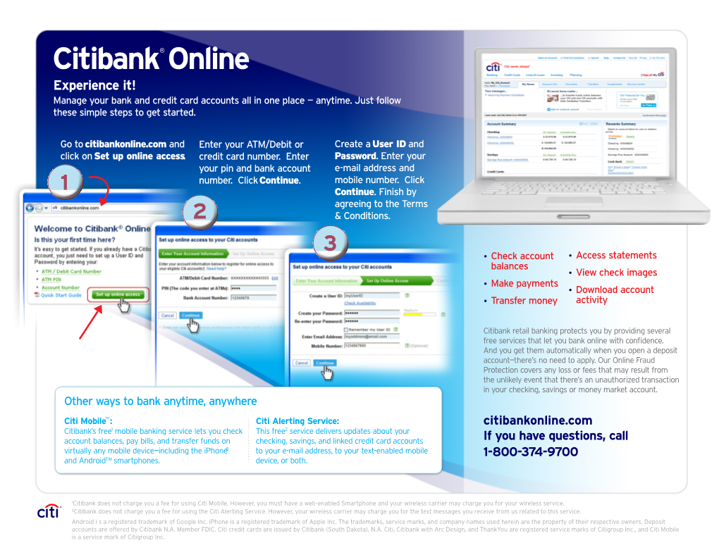 Citibank Online Schedule Payments from the Next Day up to One Get Started with Online Bill Payment Year in Advance