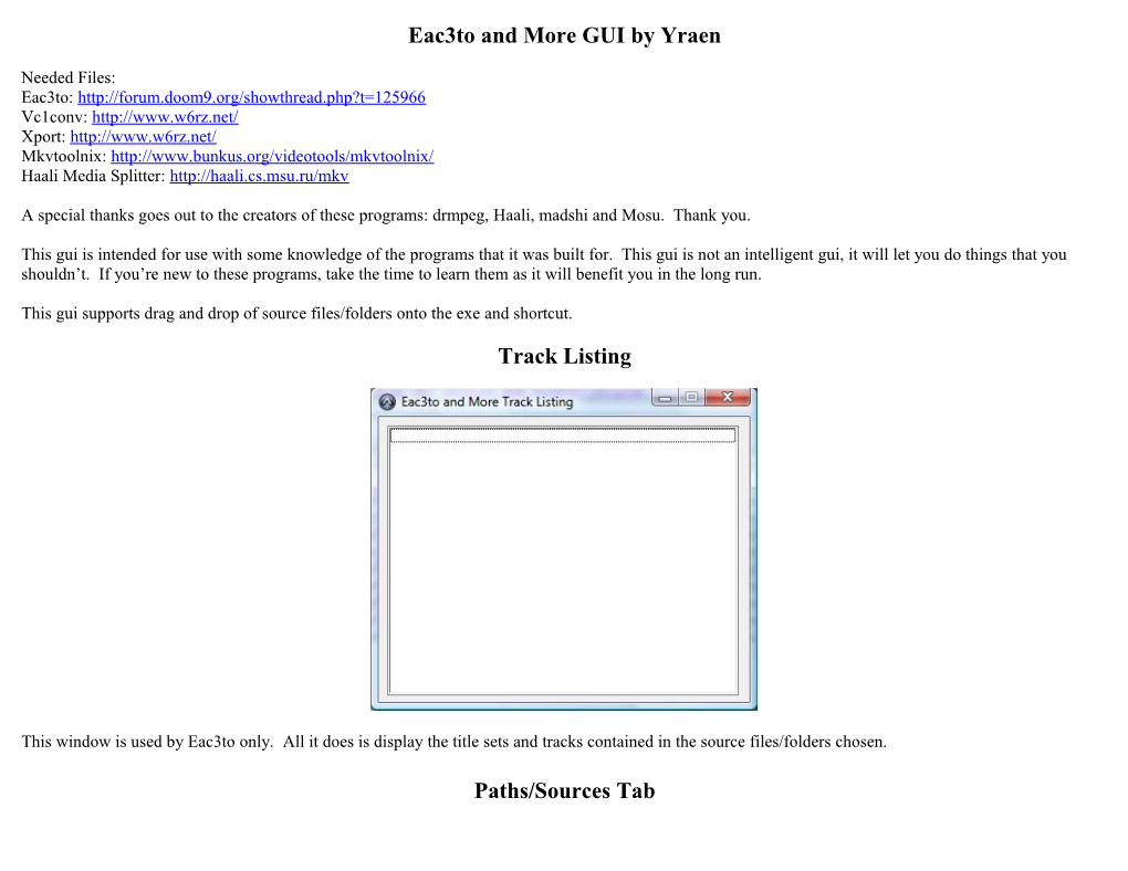 Eac3to and More GUI by Yraen