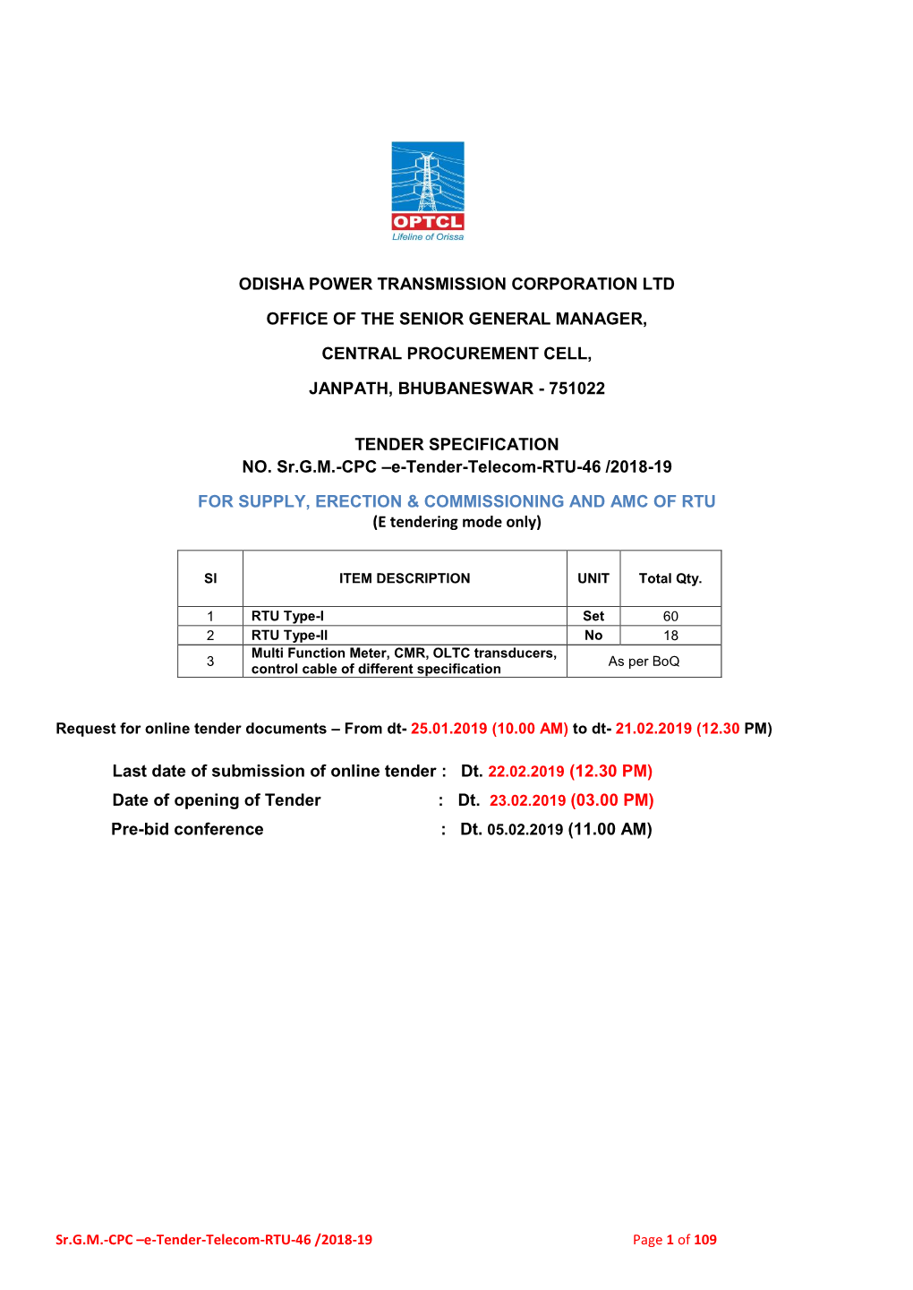 Odisha Power Transmission Corporation Ltd Office Of