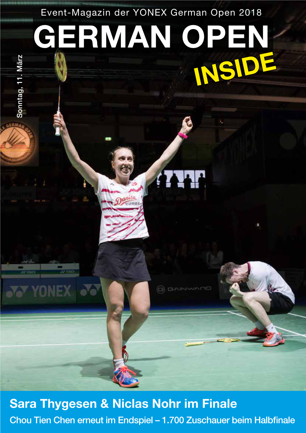 YONEX German Open 2018 GERMAN OPEN INSIDE Sonntag, 11