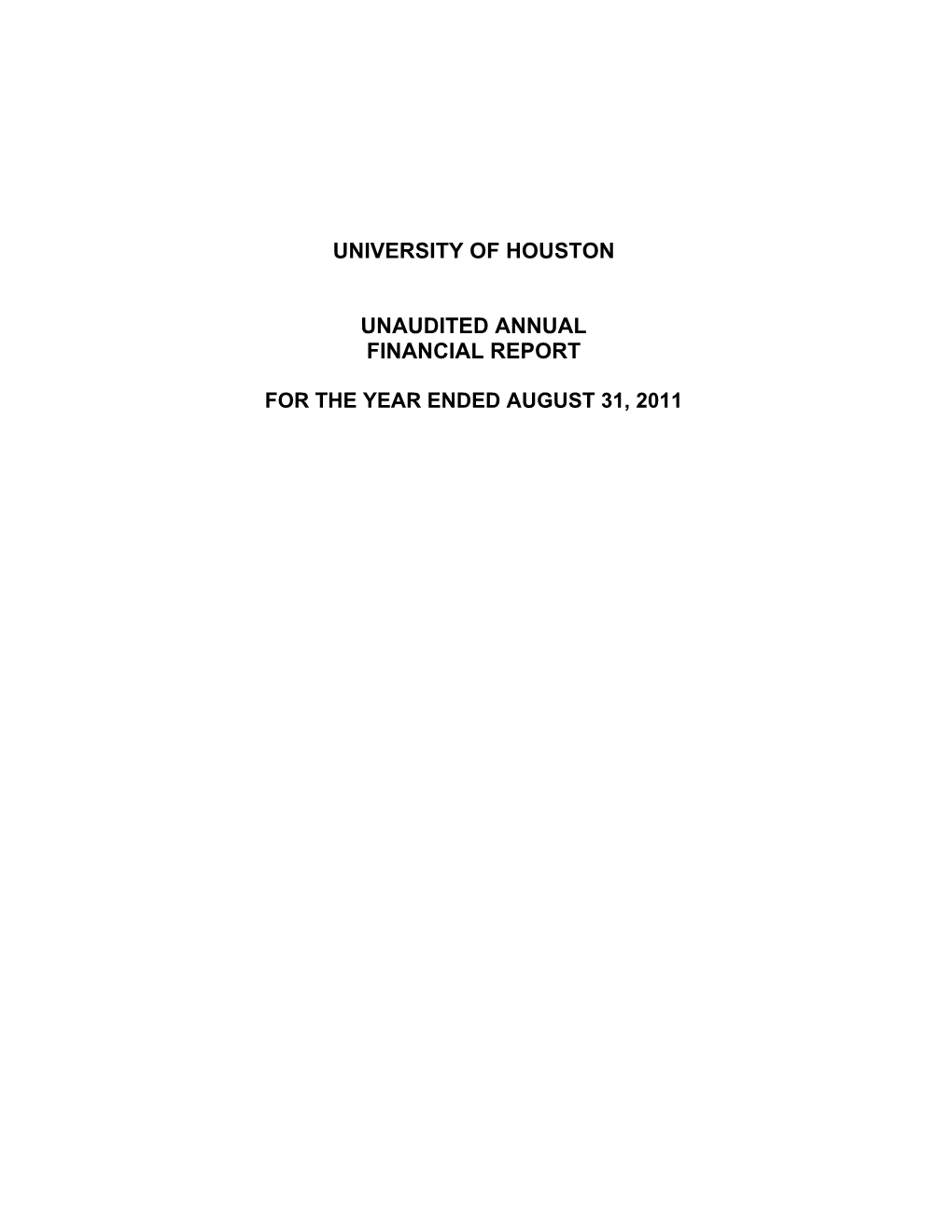 Financial Documents 2011003652AFR