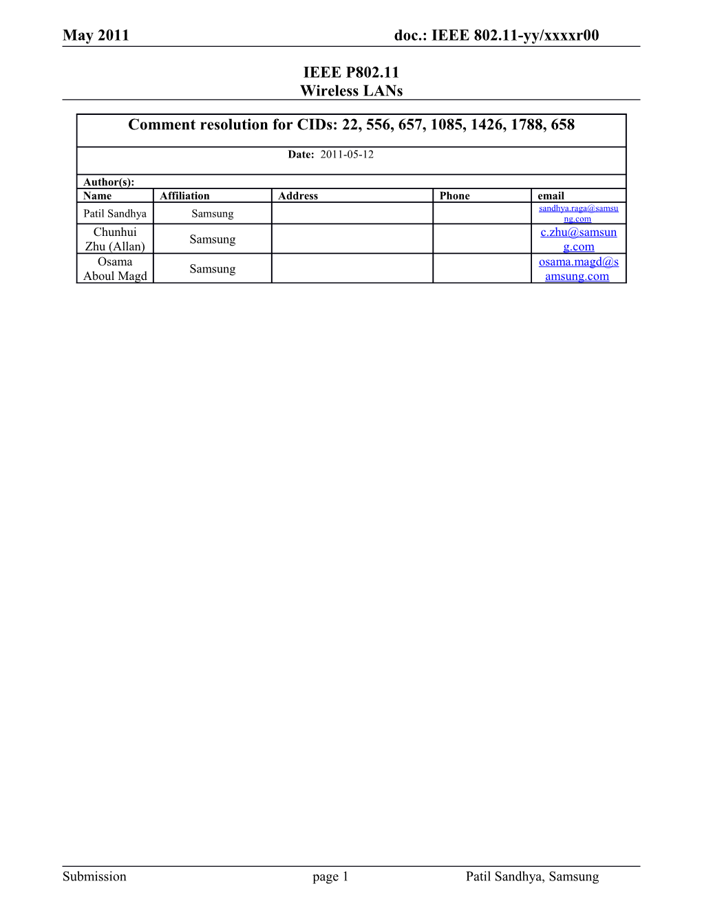 Doc.: IEEE 802.11-Yy/Xxxxr0 s8