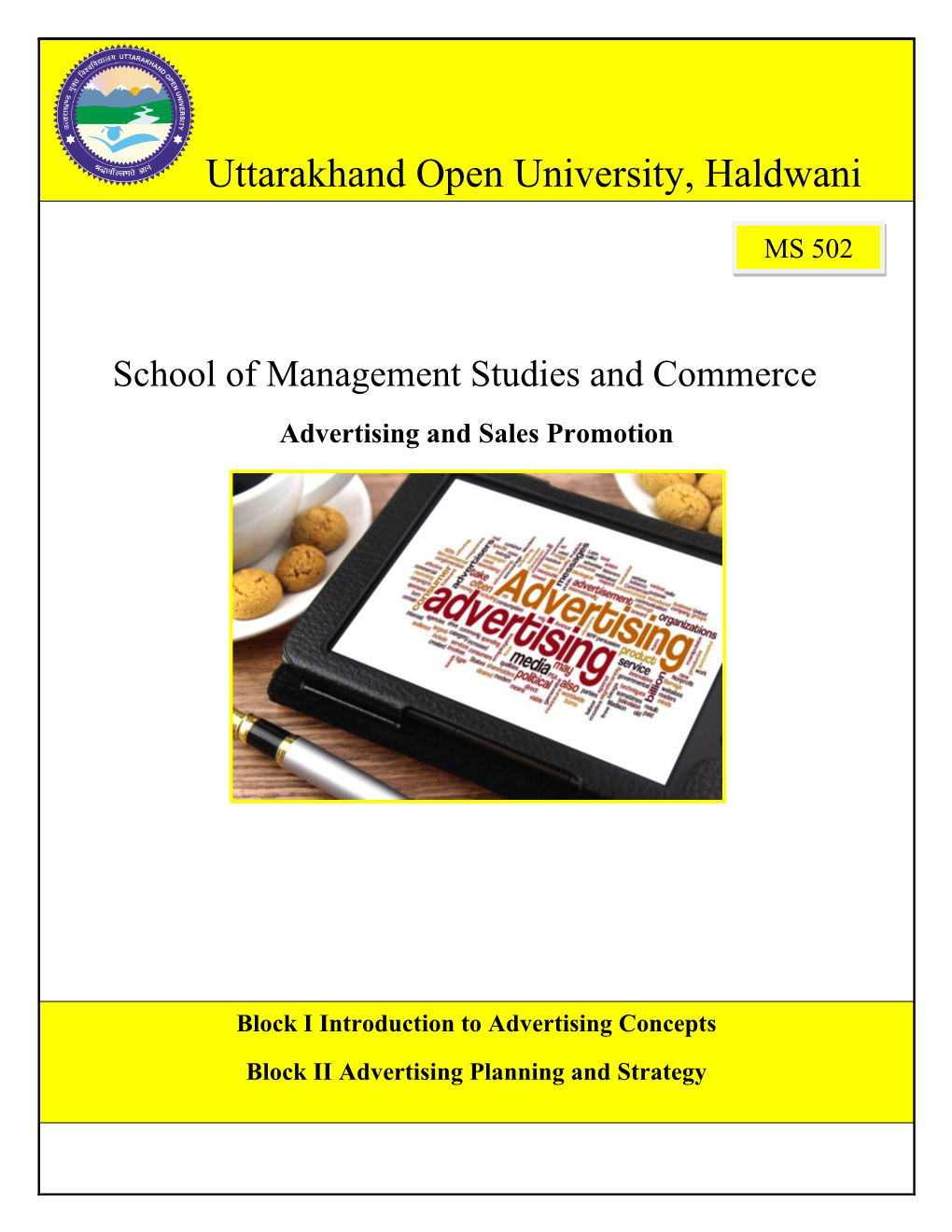 Uttarakhand Open University, Haldwani