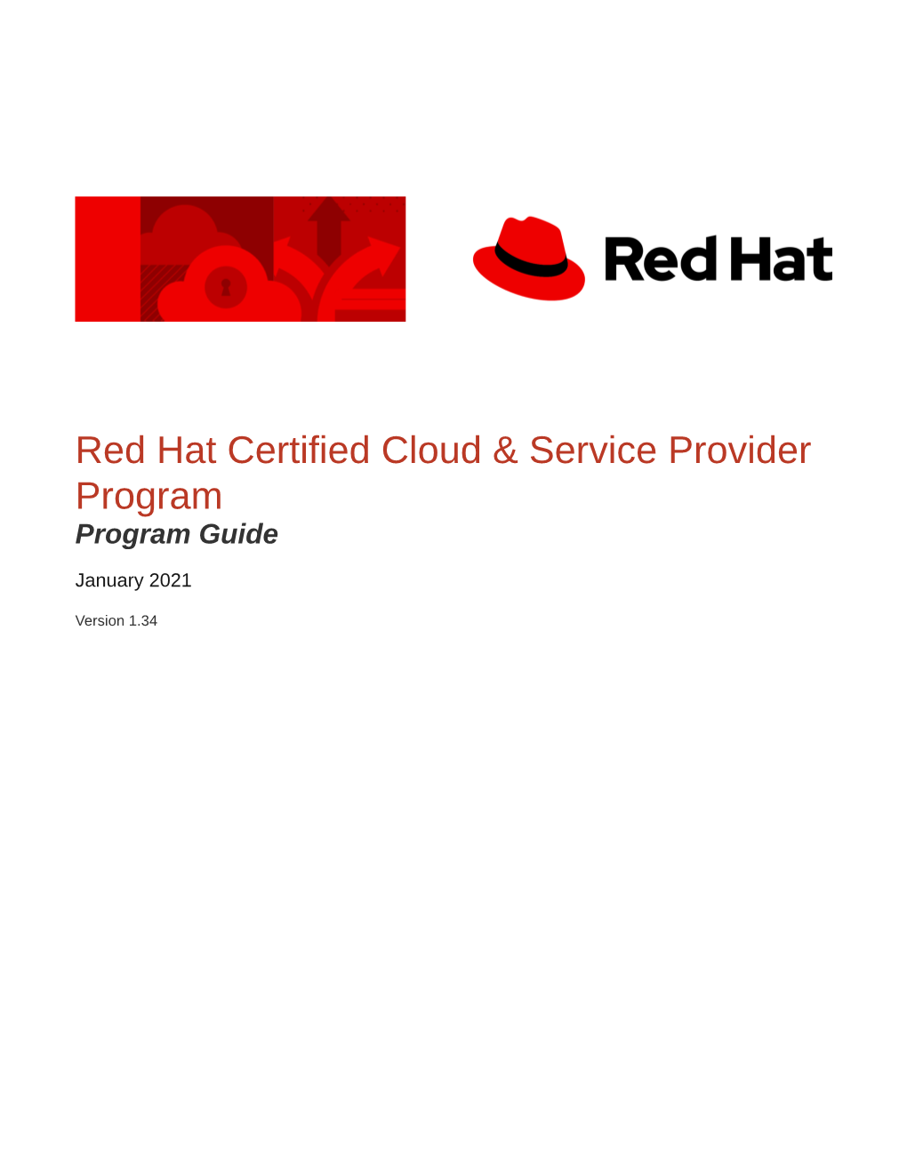 Red Hat Certified Cloud & Service Provider Program:: Program Guide