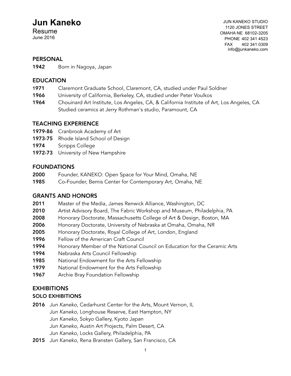 Long CV.Pages