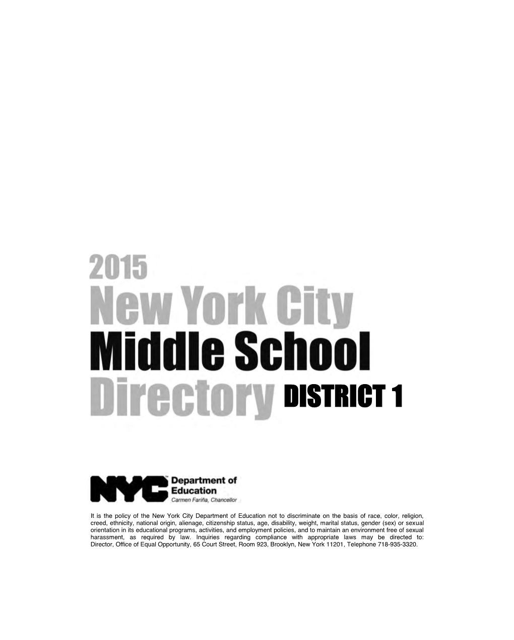View Details for District 1