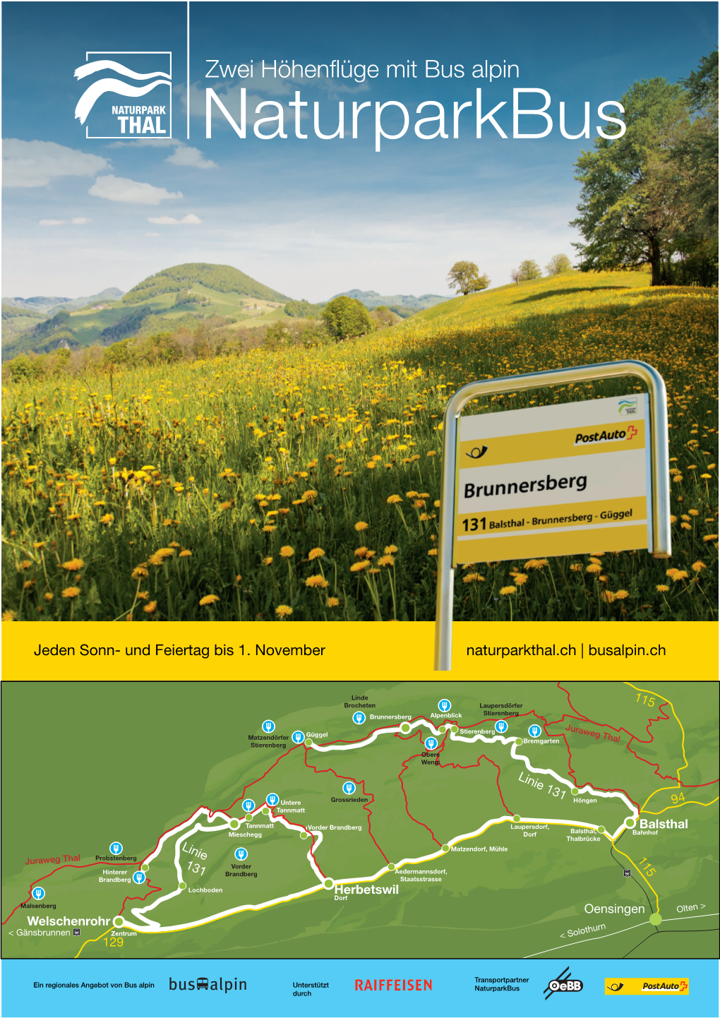 Naturparkbus Fahrplan