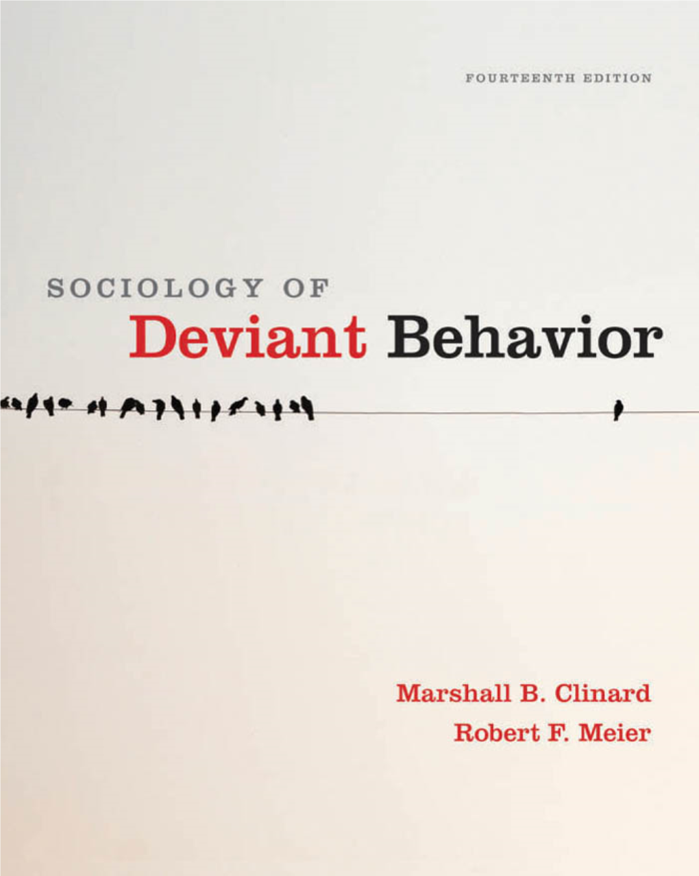 Sociology of Deviant Behavior