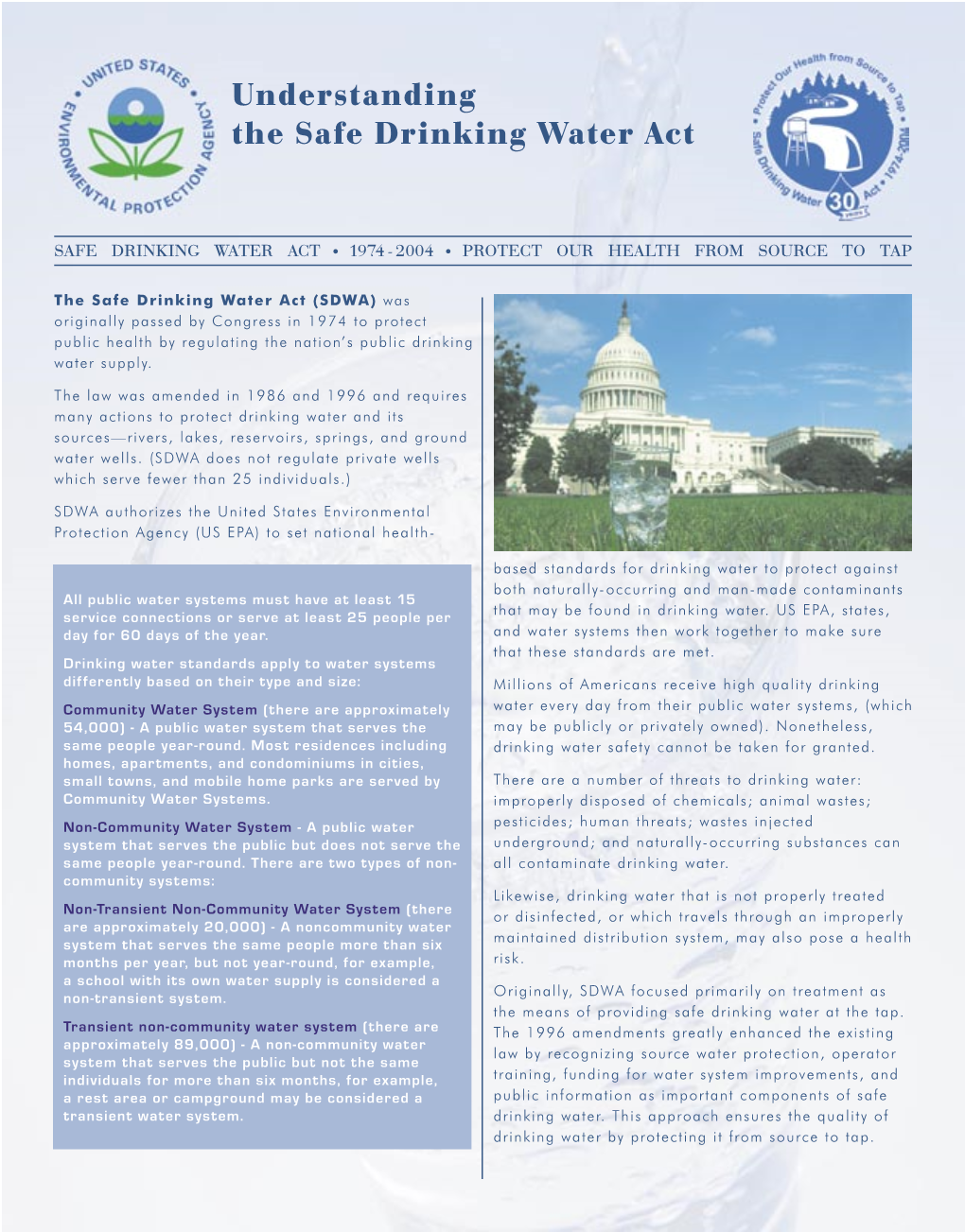 Safe Drinking Water Act