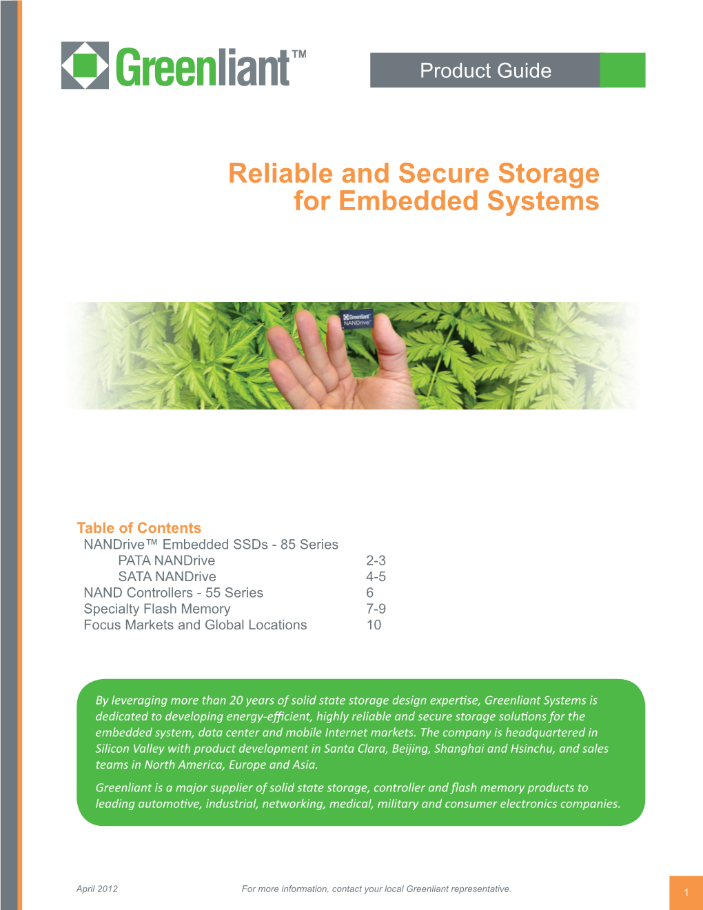 Reliable and Secure Storage for Embedded Systems