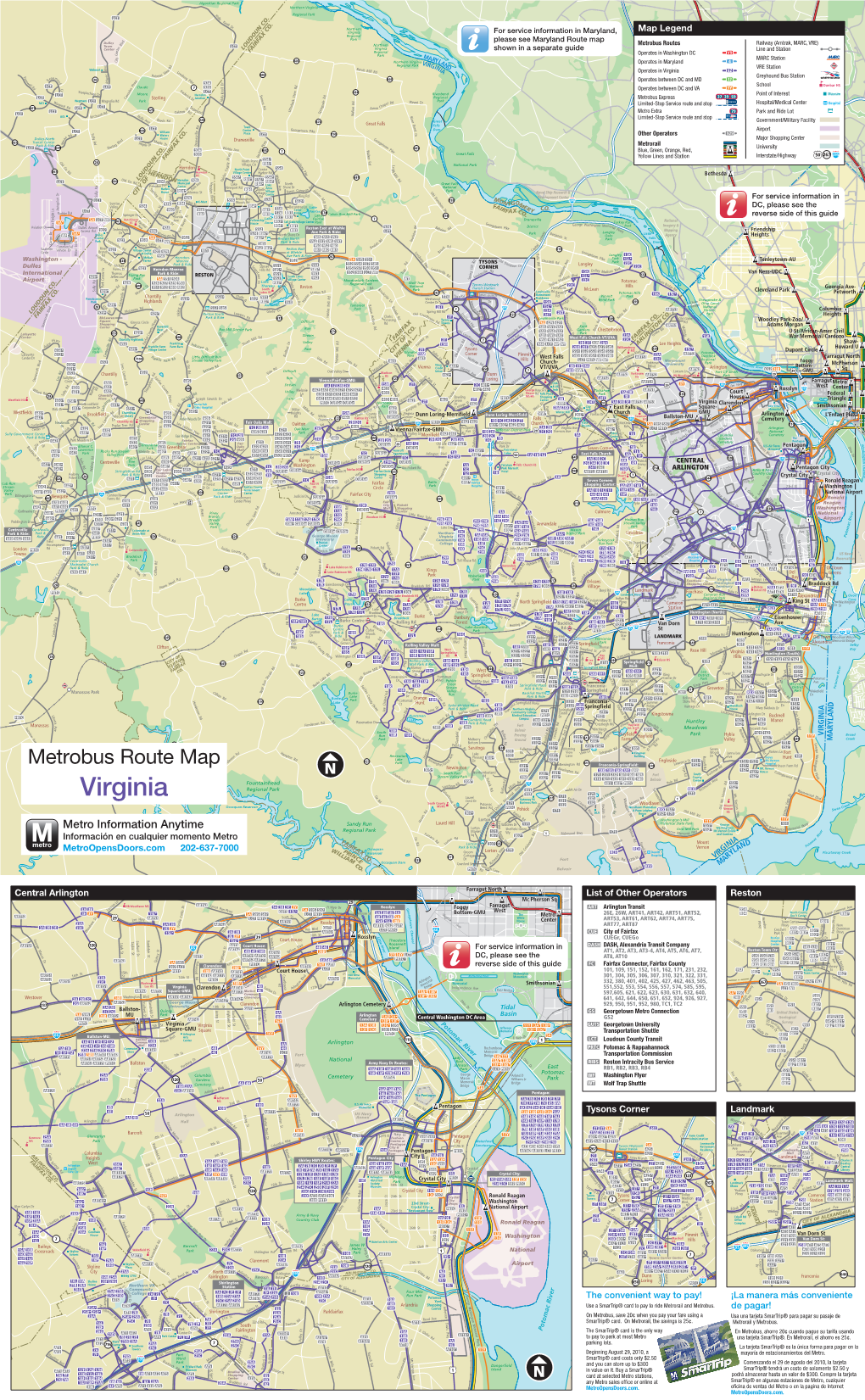 WMATA System Map Layout VA.Indd