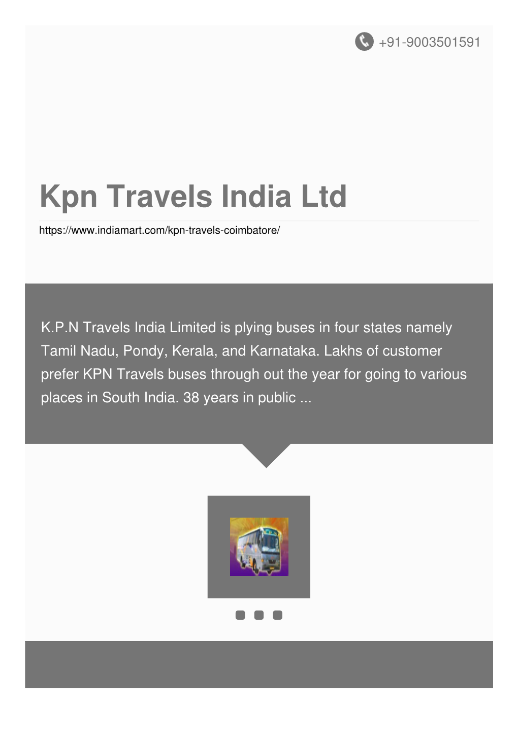 Kpn Travels India Ltd