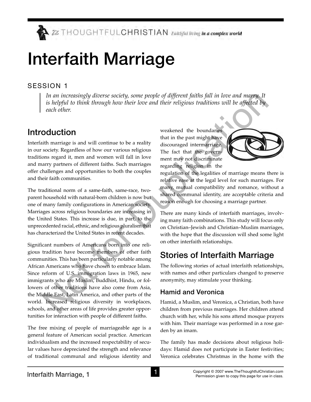 Interfaith Marriage