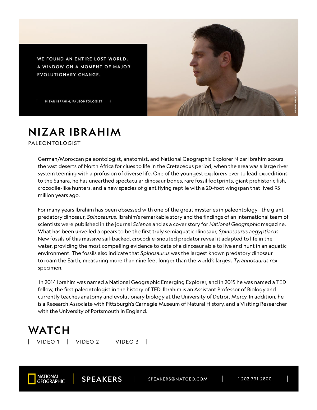 Nizar Ibrahim Watch