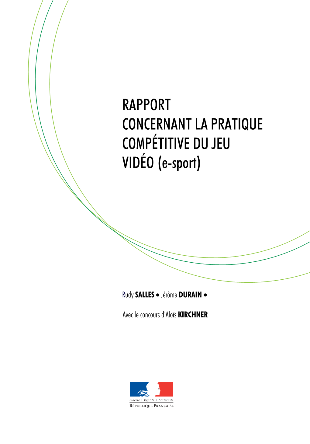 La Pratique Compétitive Des Jeux Vidéos (E-Sport)