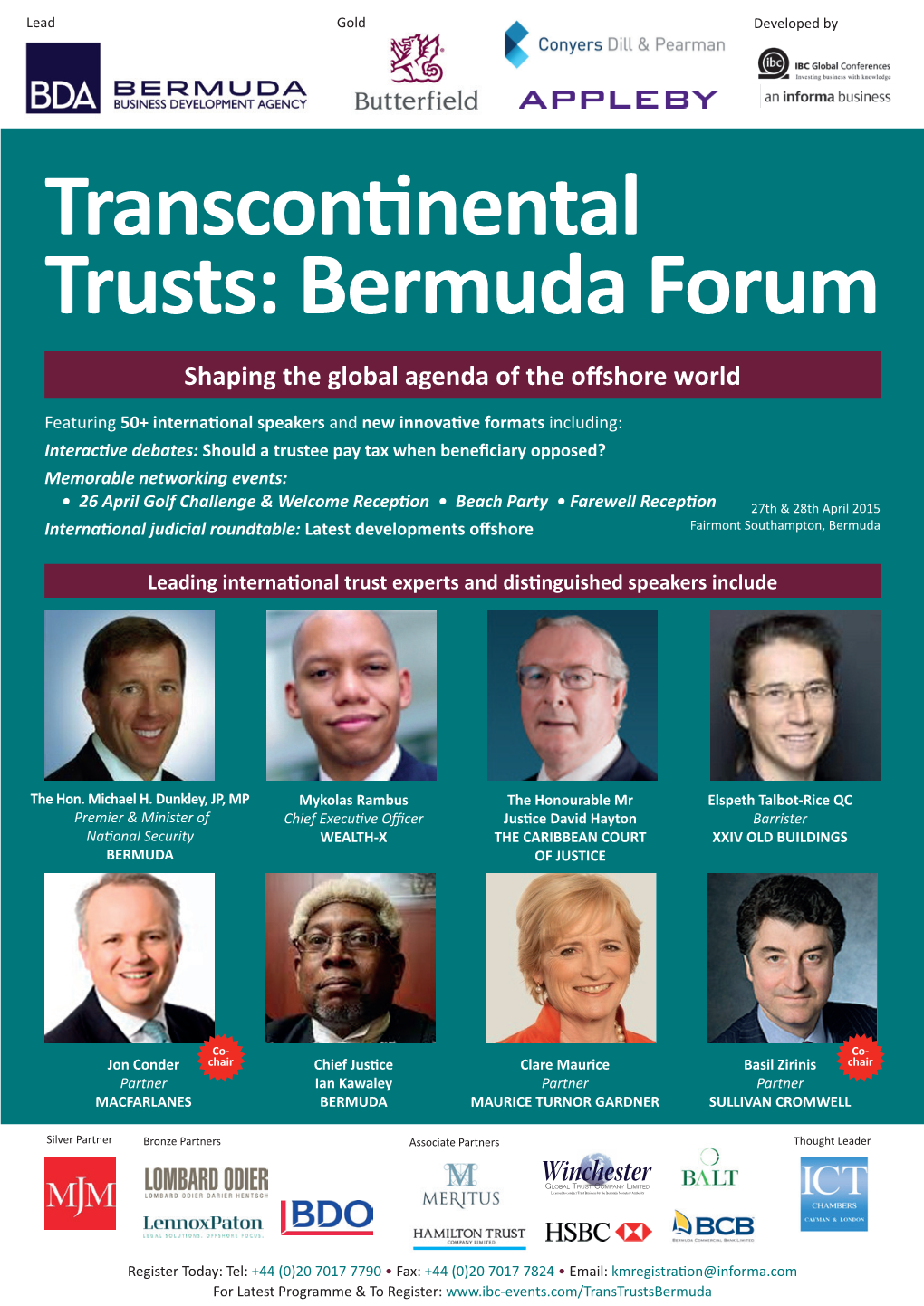 Transcontinental Trusts: Bermuda Forum Shaping the Global Agenda of the Offshore World