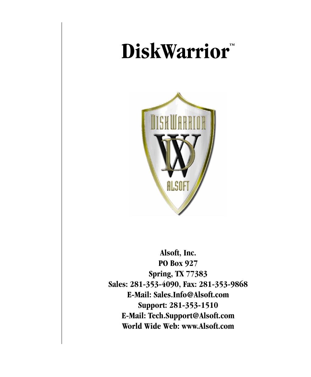 Diskwarrior Manual