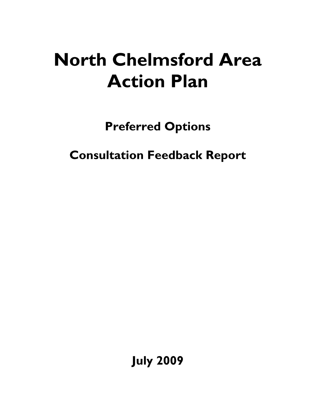 North Chelmsford Area Action Plan