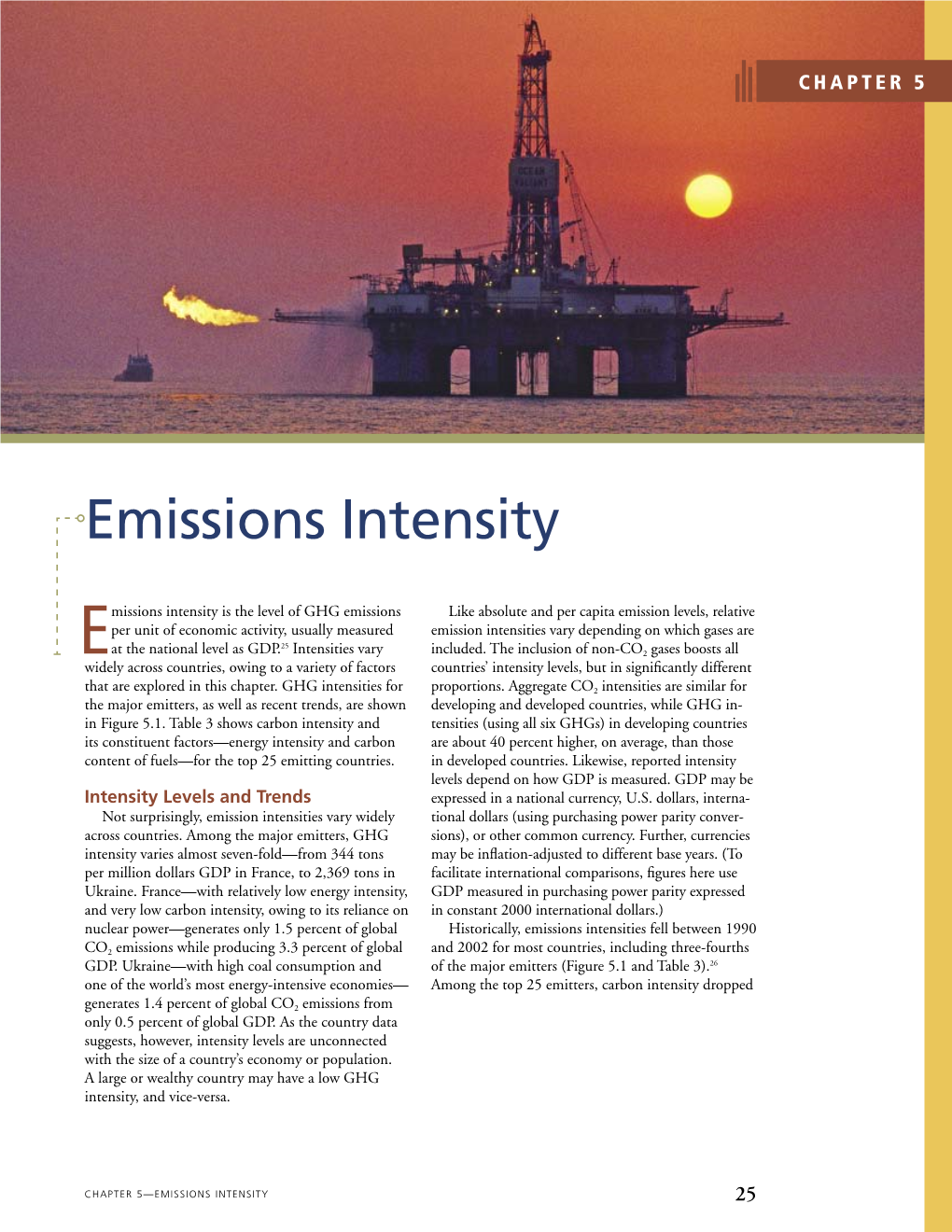 Emissions Intensity