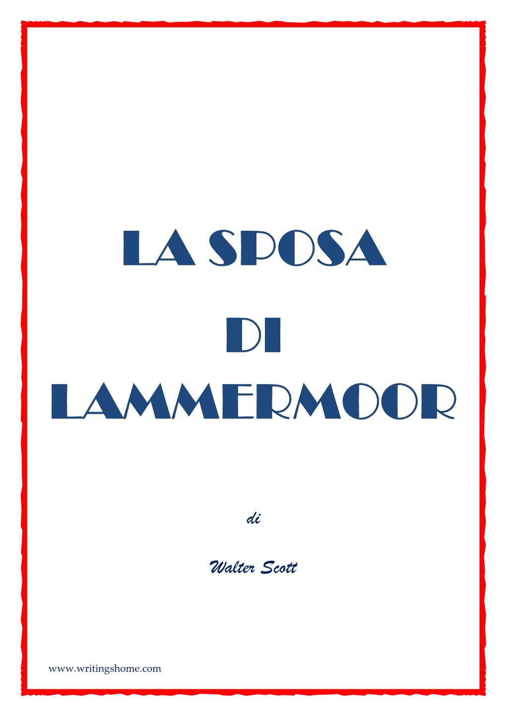 La Sposa La Sposa Di Lammermoor Lammermoor