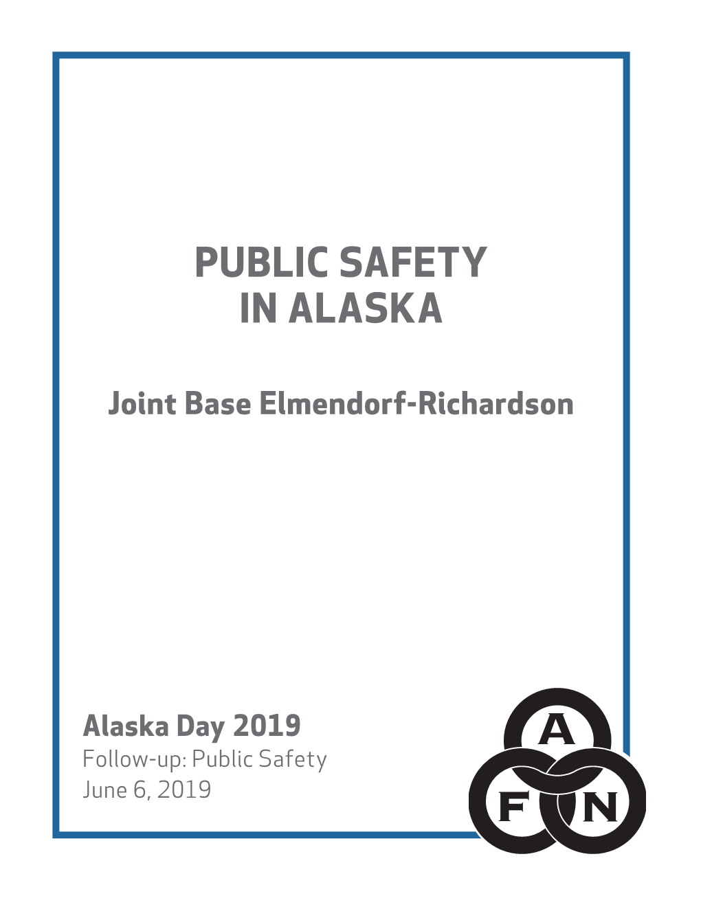 Public Safety in Alaska