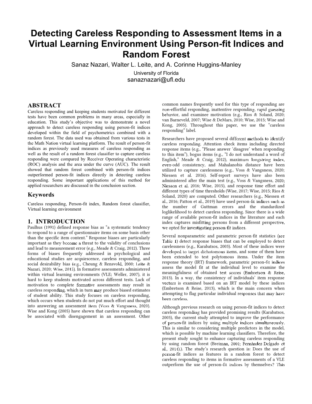 Papers/Paper 217.Pdf Choosing and Developing Your VLE