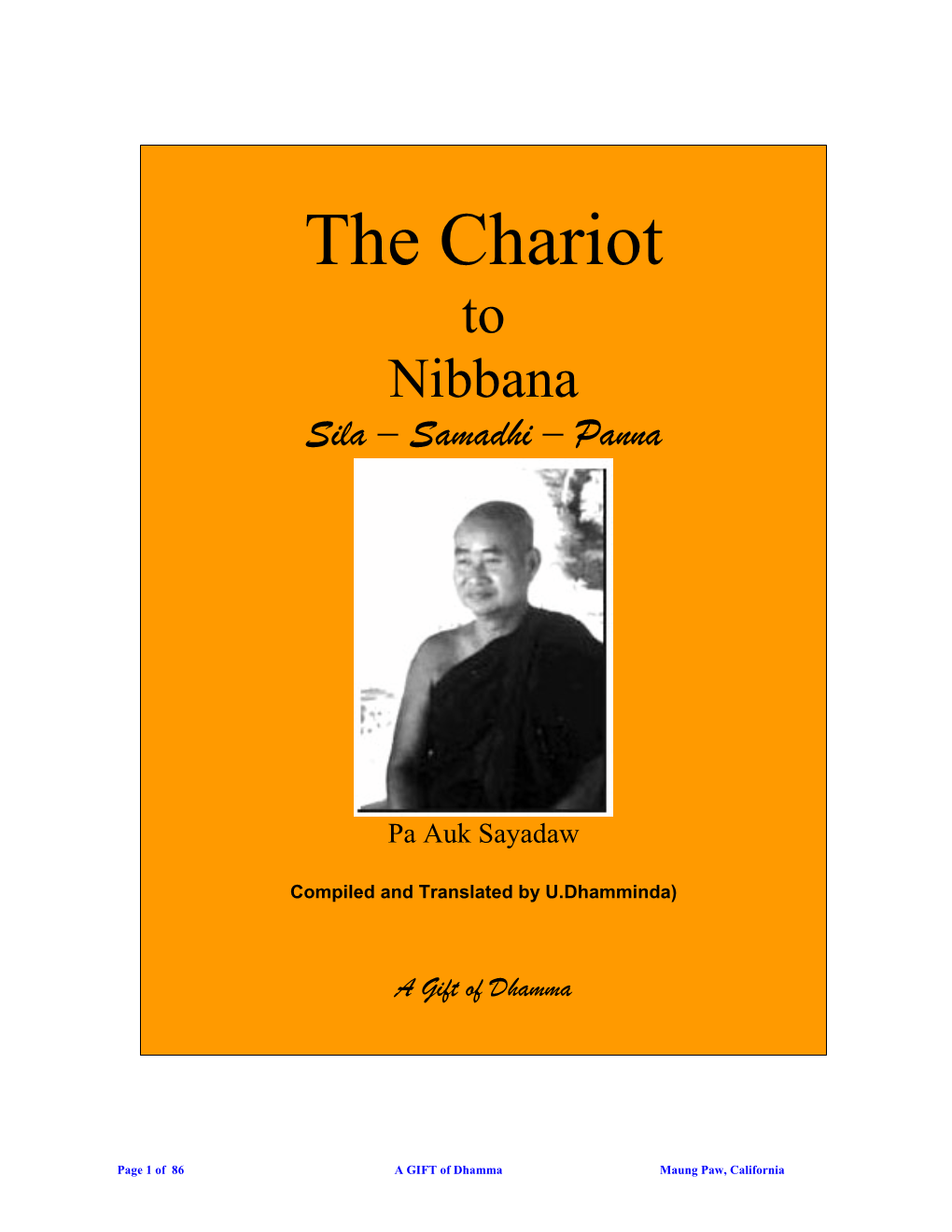 The Chariot to Nibbana Part II.Pdf