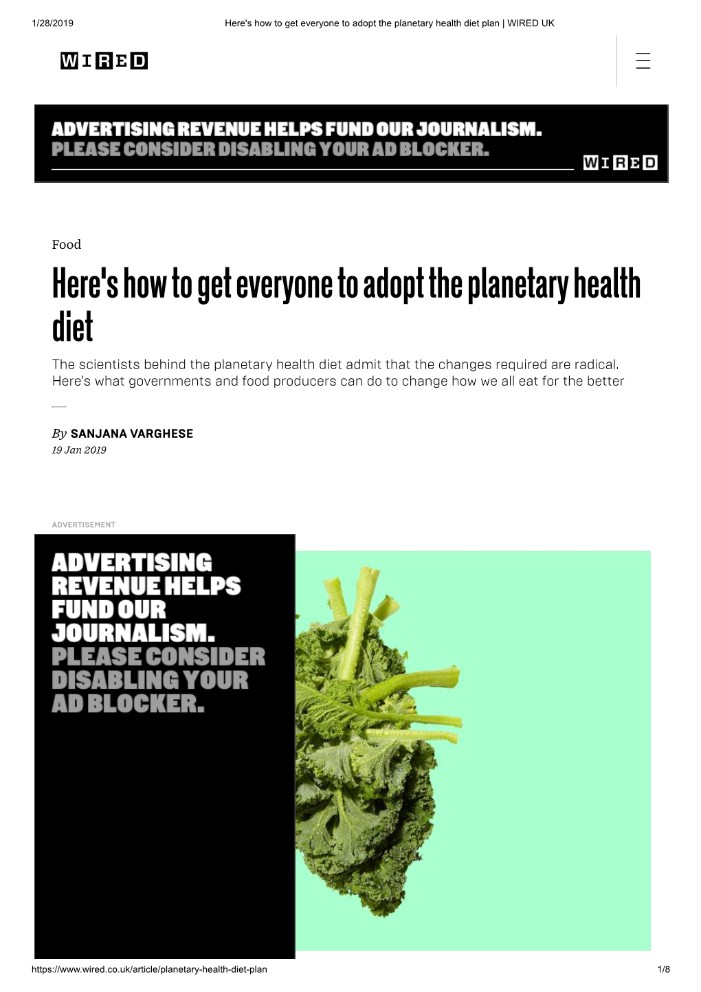 Here's How to Get Everyone to Adopt the Planetary Health Diet Plan | WIRED UK