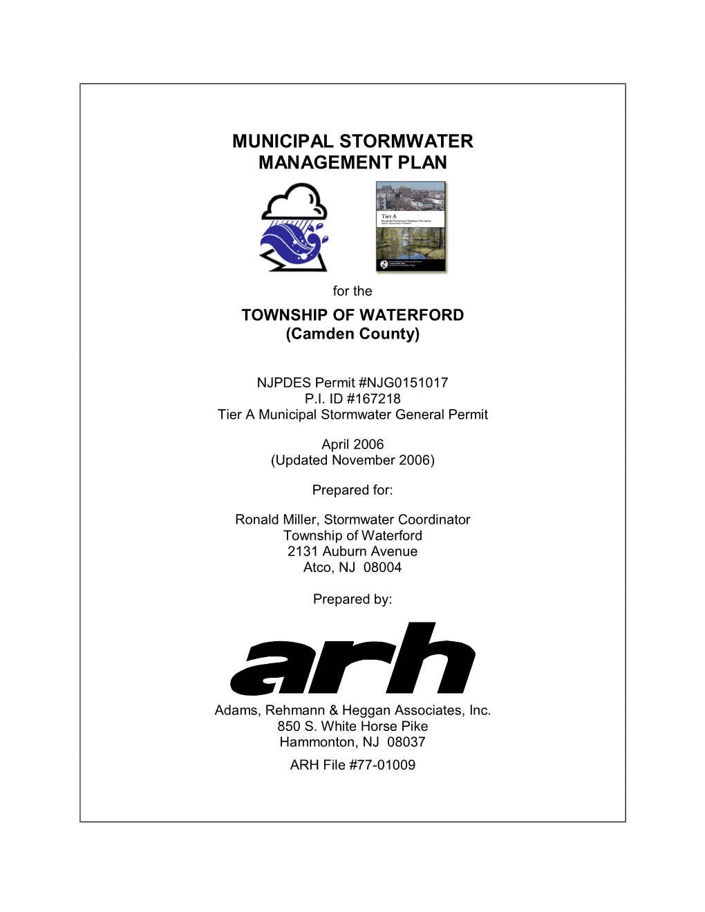 Municipal Stormwater Management Plan