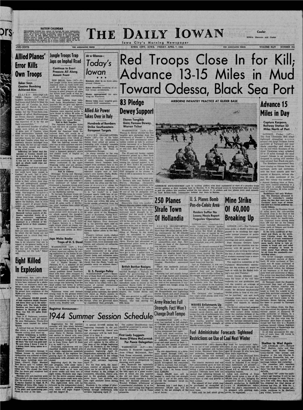 Daily Iowan (Iowa City, Iowa), 1944-04-07