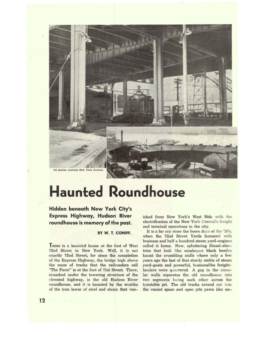 Haunted Roundhouse Trains June 1944