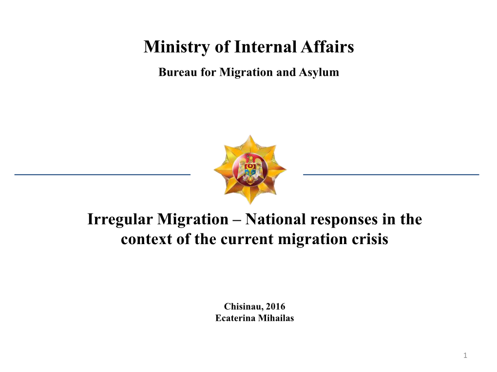 Ministry of Internal Affairs Bureau for Migration and Asylum