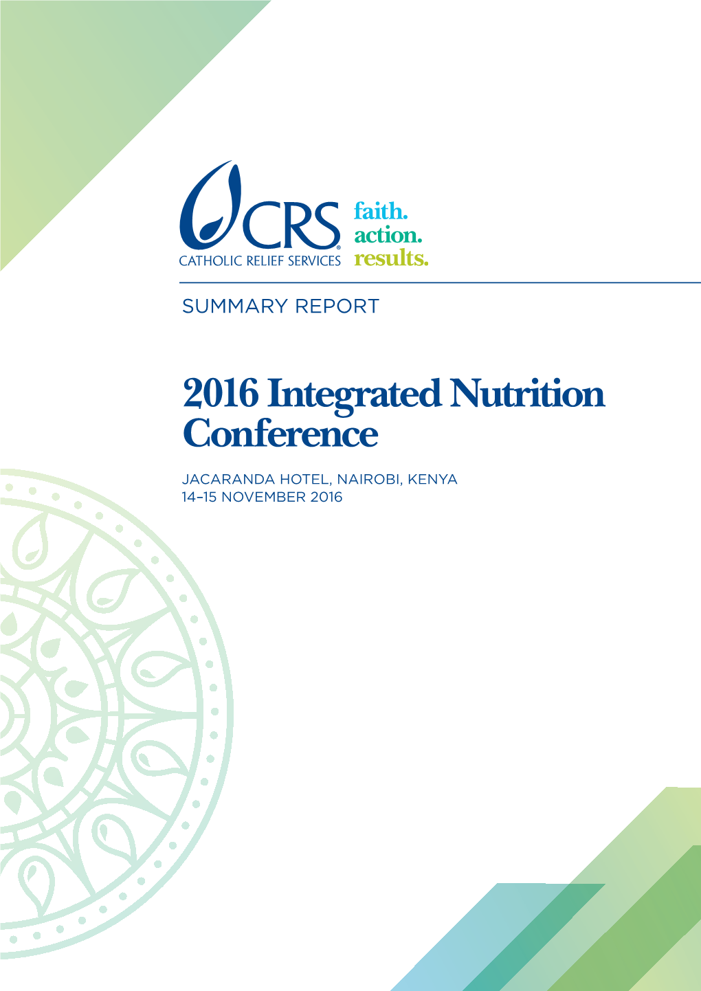 2016 Integrated Nutrition Conference