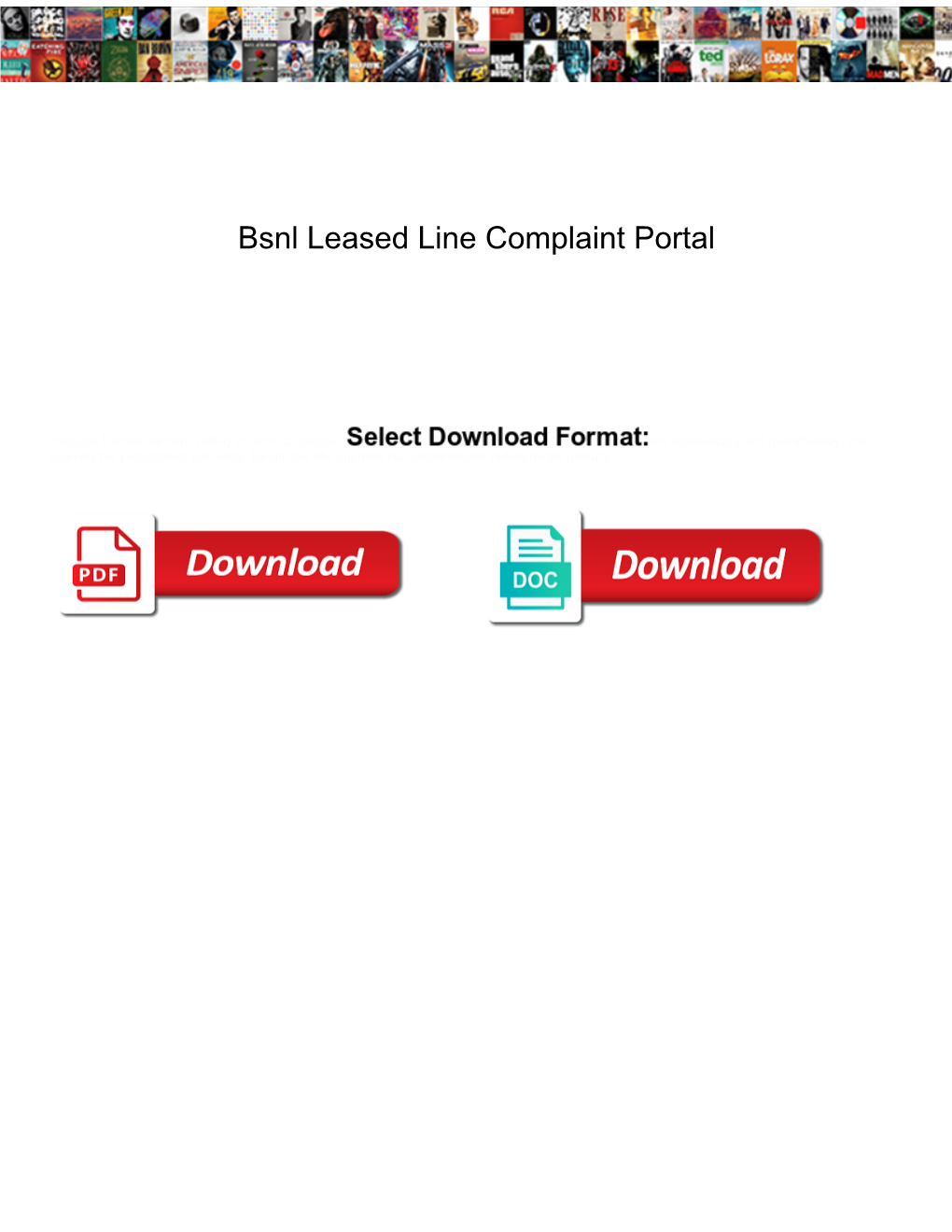 Bsnl Leased Line Complaint Portal