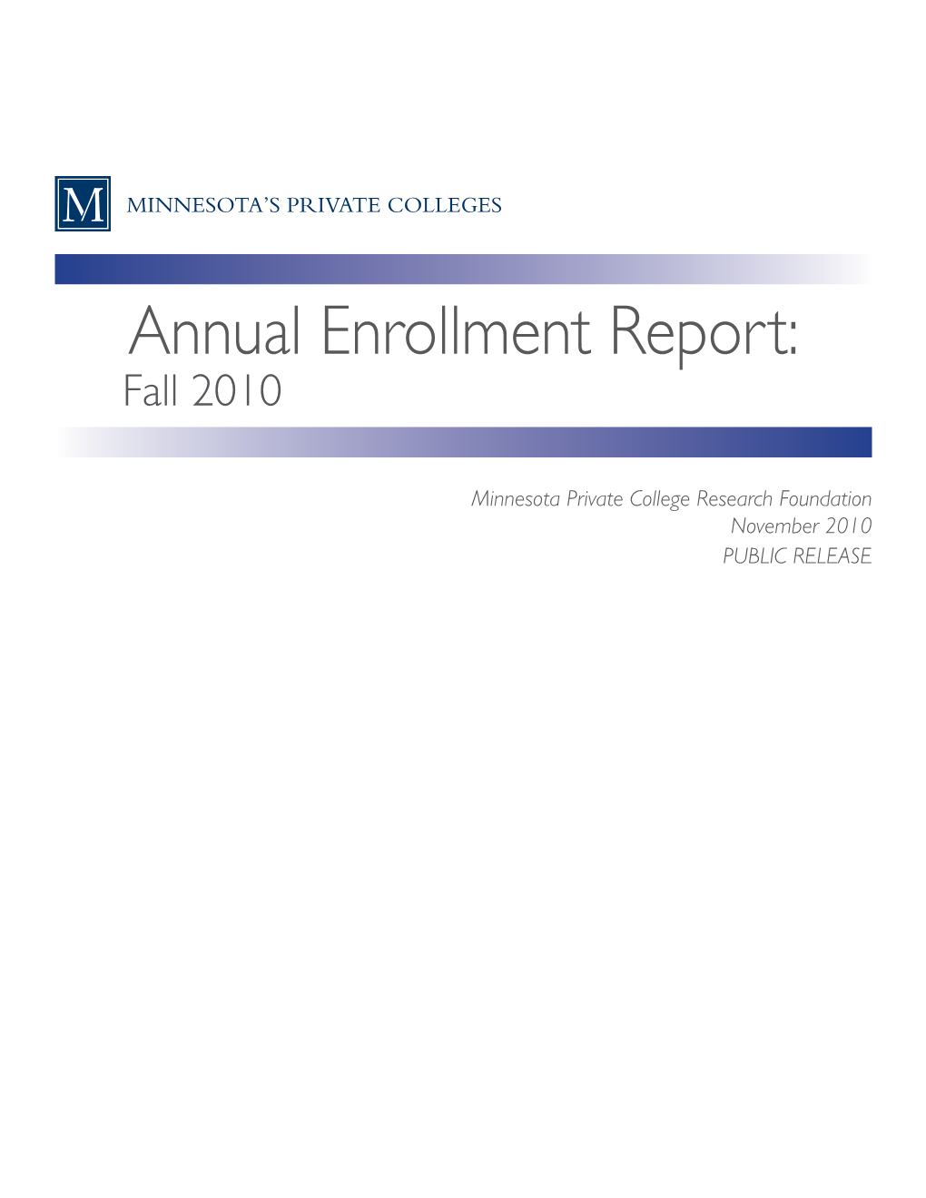 Minnesota's Private Colleges in Greater Numbers
