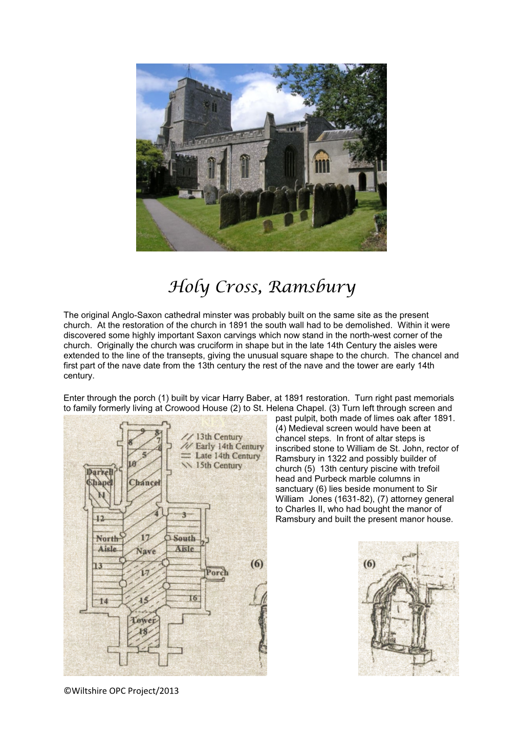 Holy Cross, Ramsbury