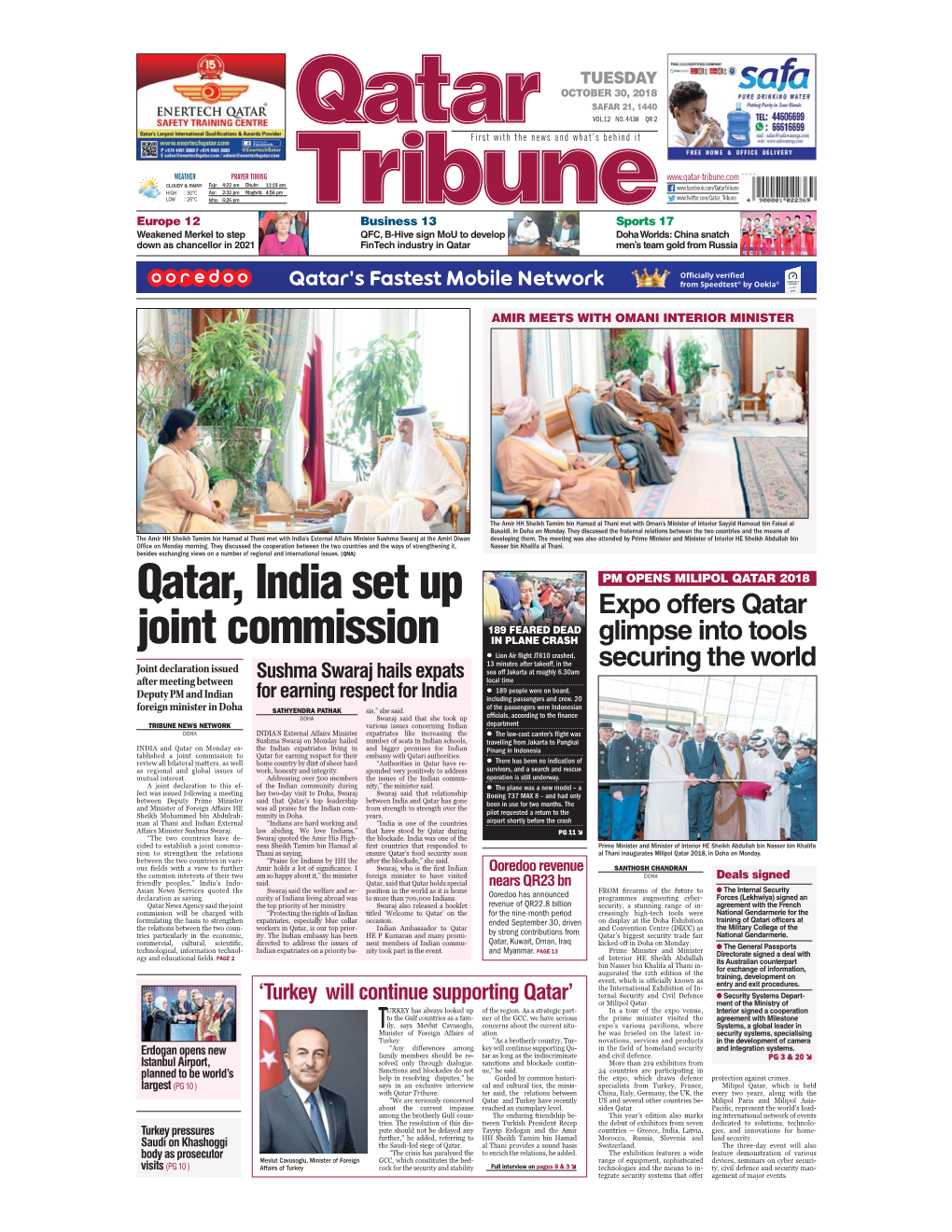 Qatar, India Set up Joint Commission