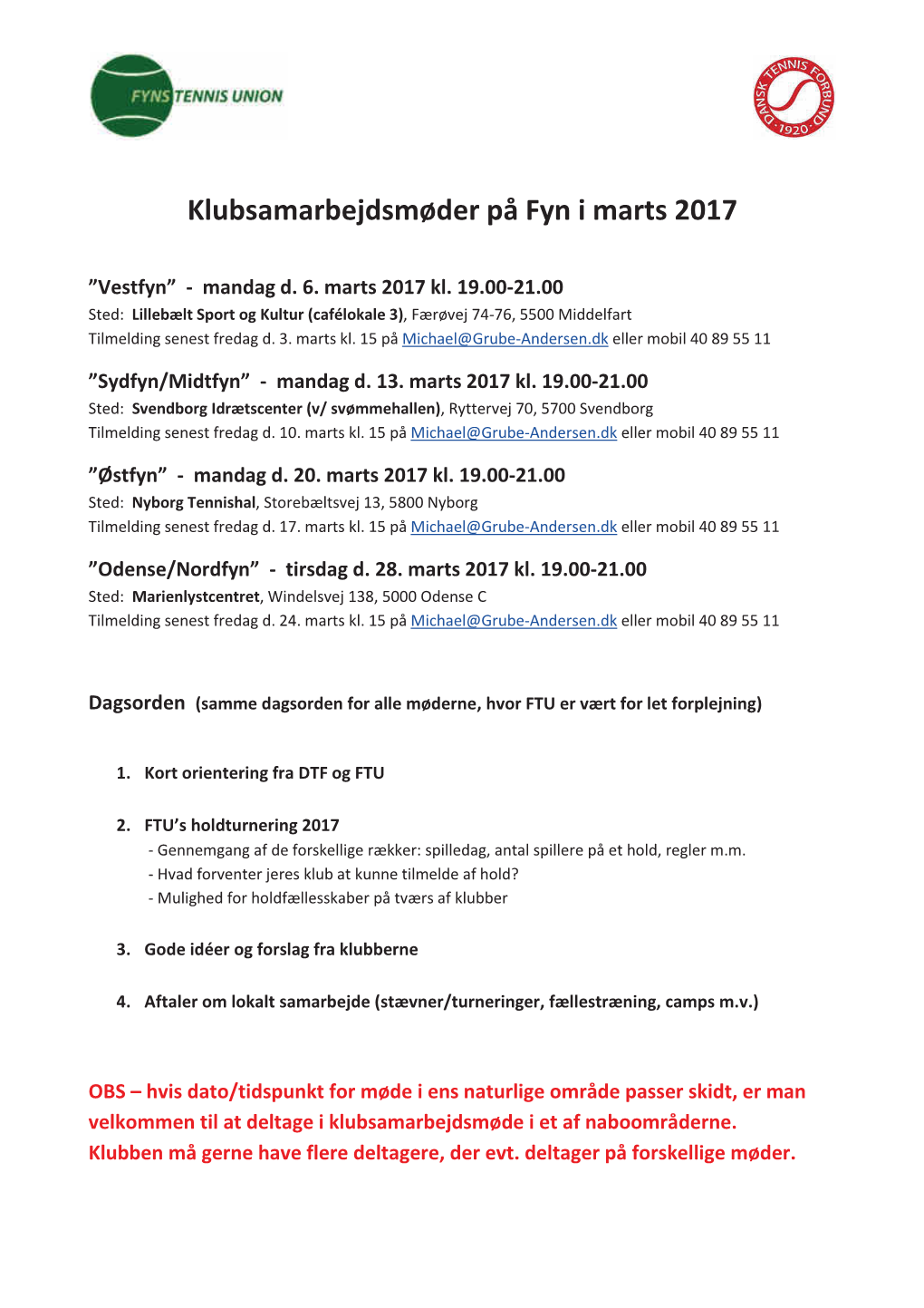 170228 FTU Klubsamarbejdsmoeder 2017