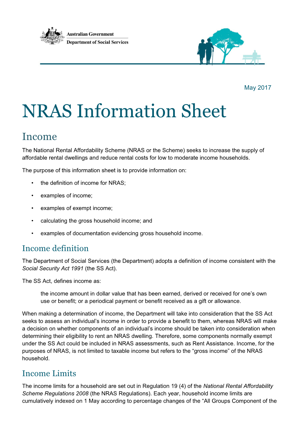 NRAS Information Sheet