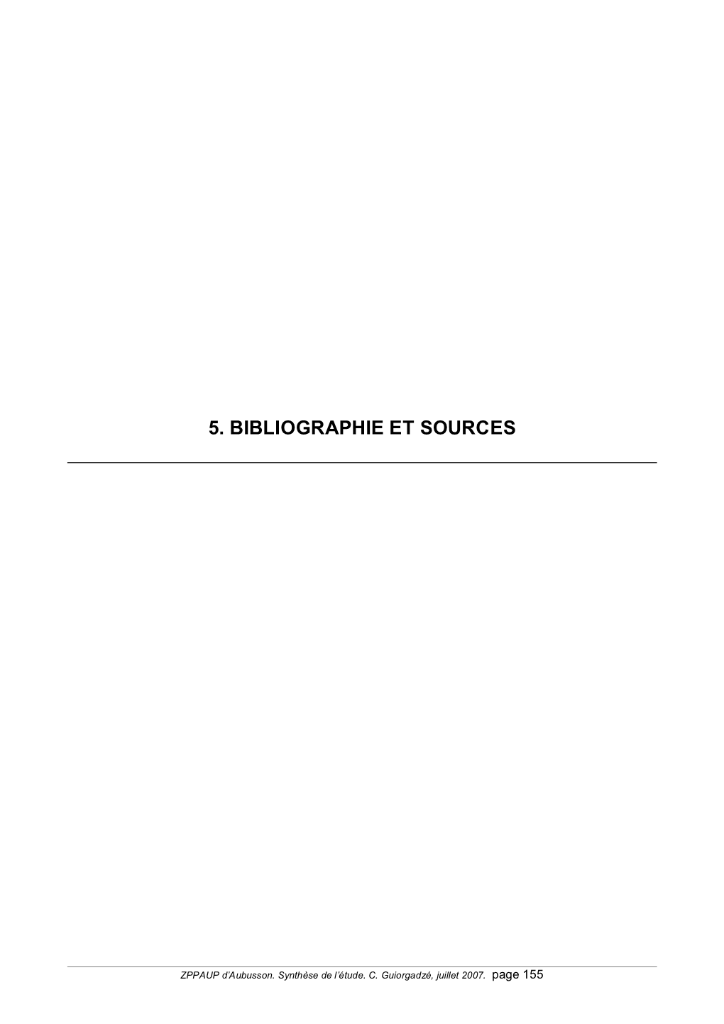 5. Bibliographie Et Sources