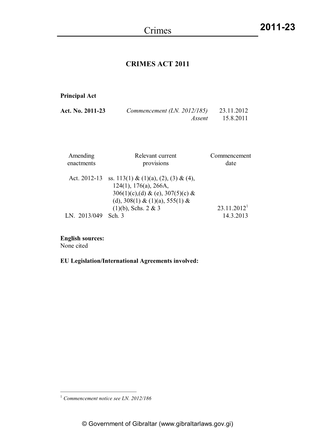 PDF of Act As Amended to LN. 2013/049