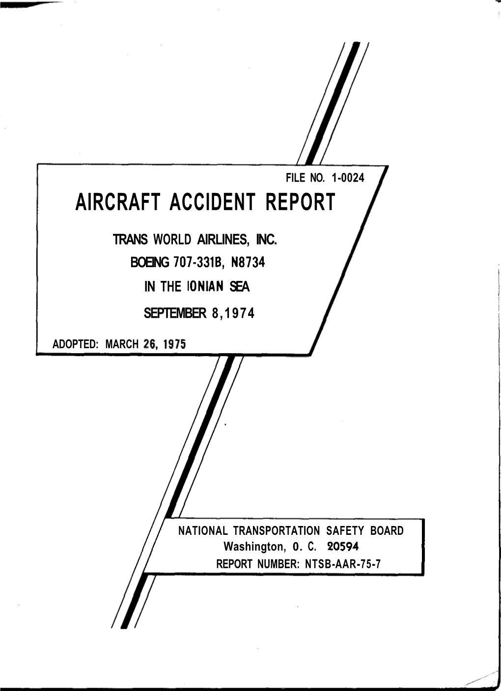 Aircraft Accident Report