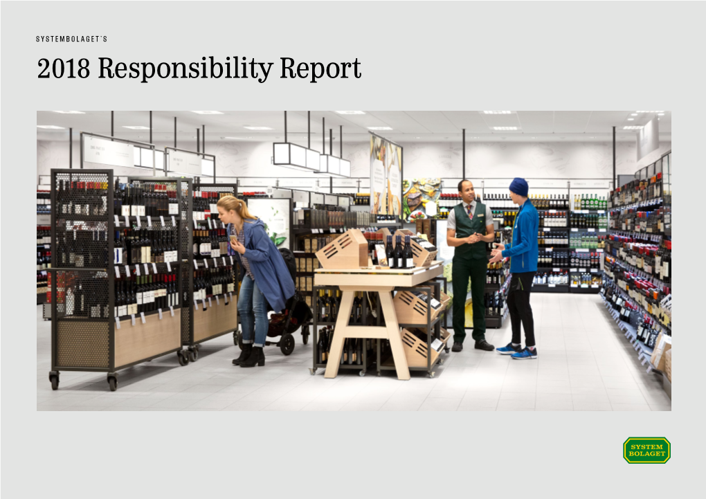 Systembolaget's 2018 Responsibility Report