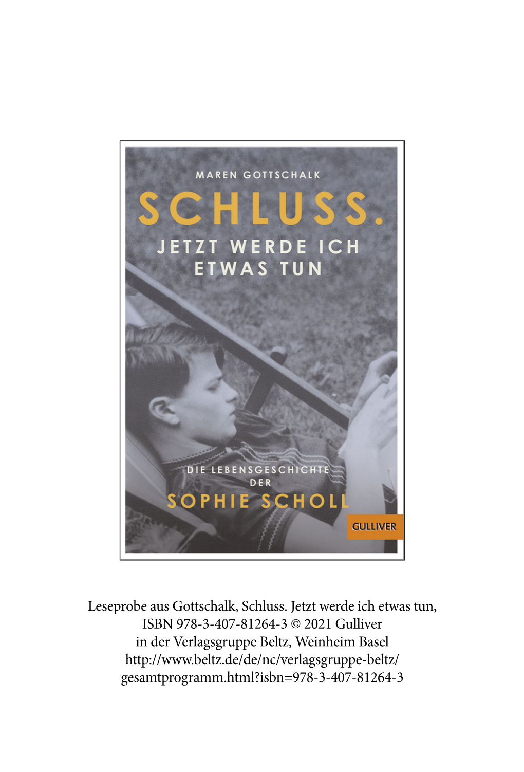 Leseprobe Aus Gottschalk, Schluss. Jetzt Werde Ich Etwas Tun, ISBN 978