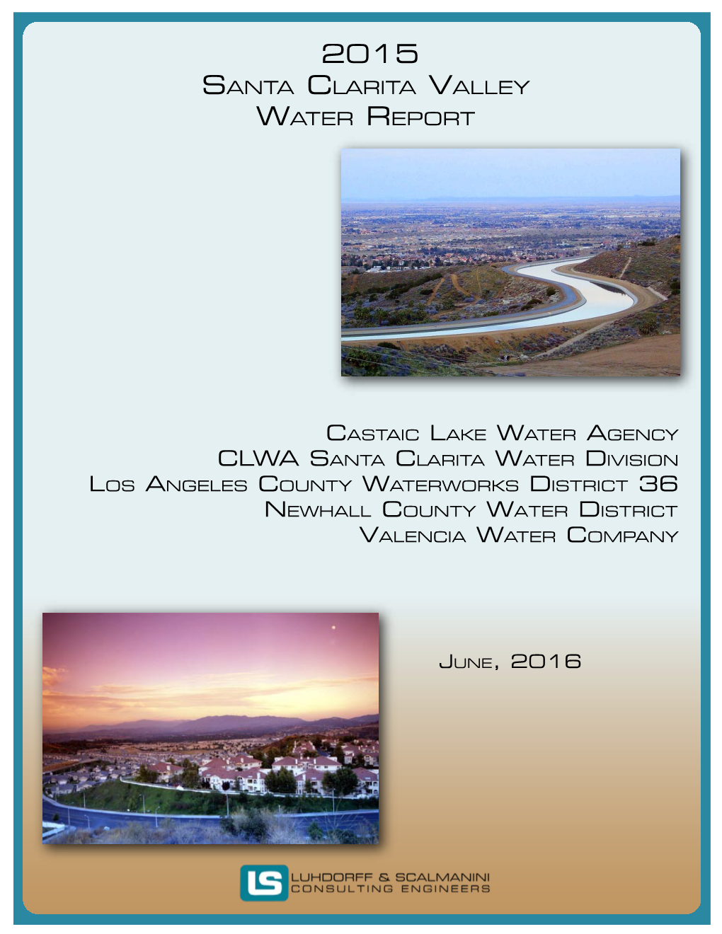 Santa Clarita Valley Water Report 2015